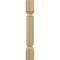 Ekena Millwork 5"W x 5"D x 35 1/2"H Raymond Reeded Cabinet Column, Cherry COL05X05X35RACH - alternate 3